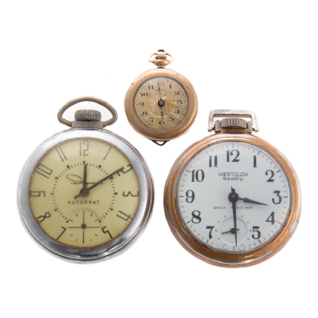 A Trio of Vintage Pocket Watches (1 of 3)