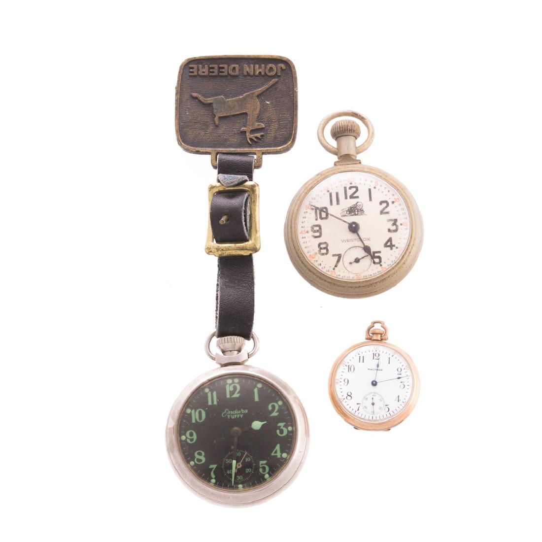 A Trio of Pocket Watches by Waltham & Endura (1 of 5)