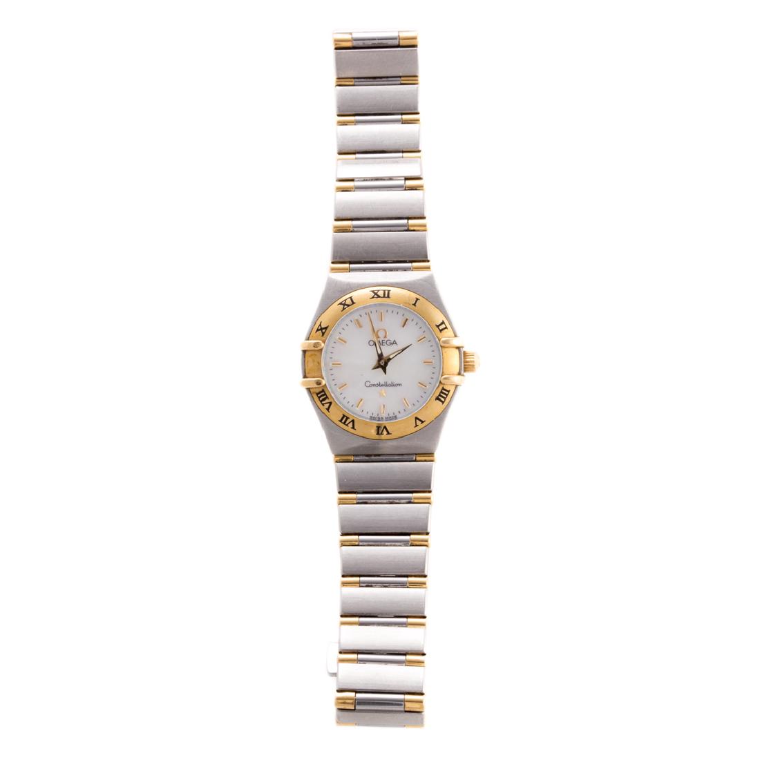 A Lady's Omega Constellation Watch in 18K & Steel (1 of 4)