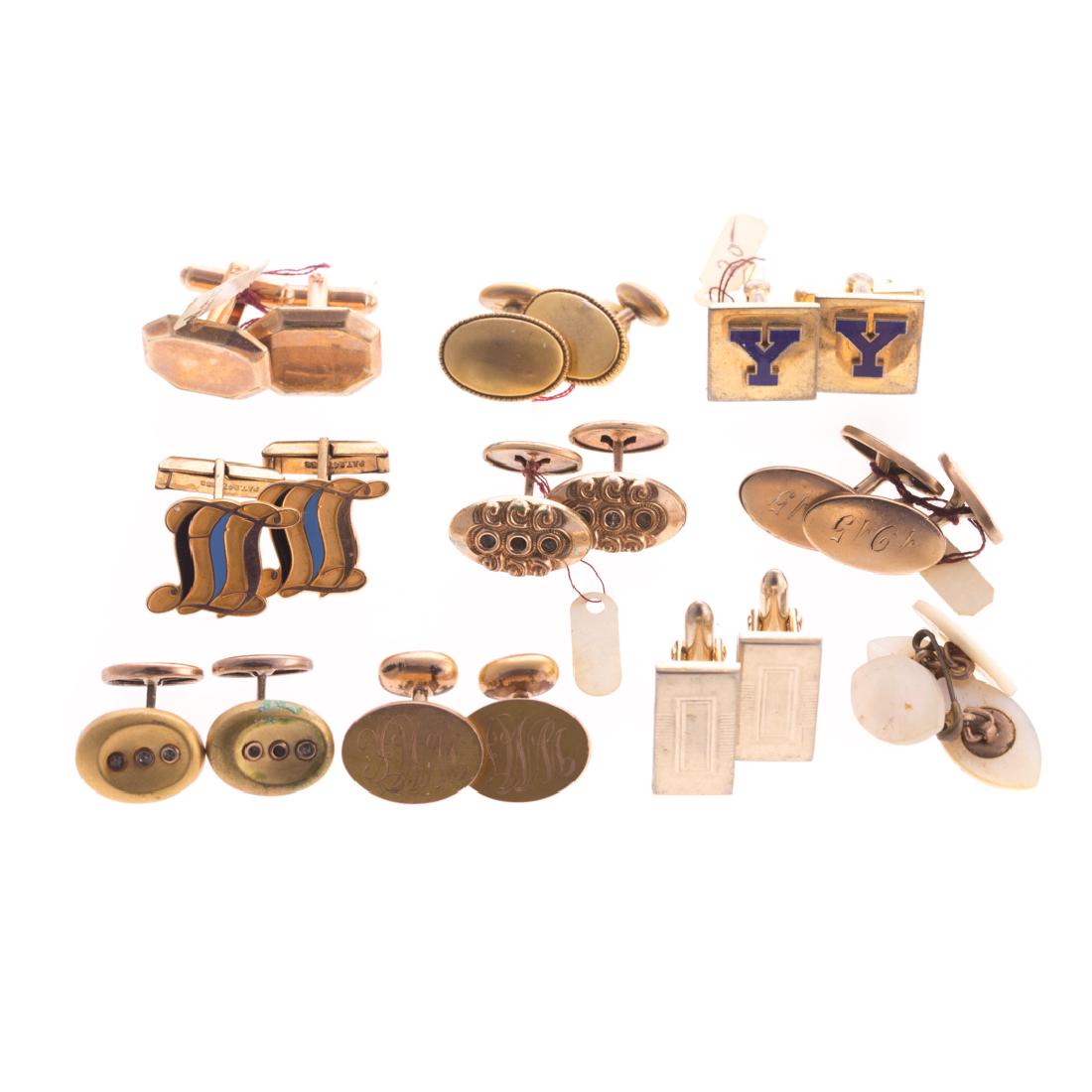 10 Pairs of Gent's Cufflinks (1 of 5)