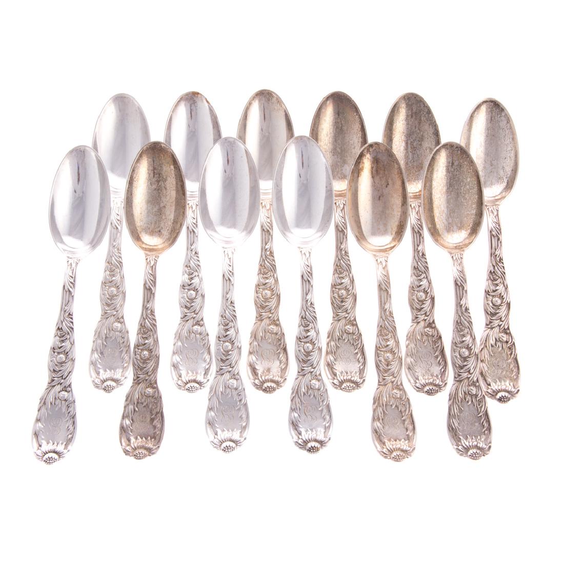 Tiffany "Chrysanthemum" sterling tablespoons (1 of 5)