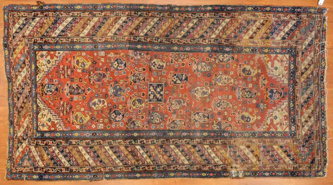 Antique Gendje rug, approx. 4.1 x 8 (1 of 5)