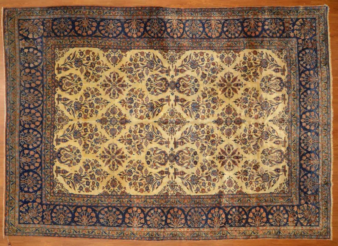 Antique Keshan carpet, approx. 8.4 x 11.7 (1 of 4)