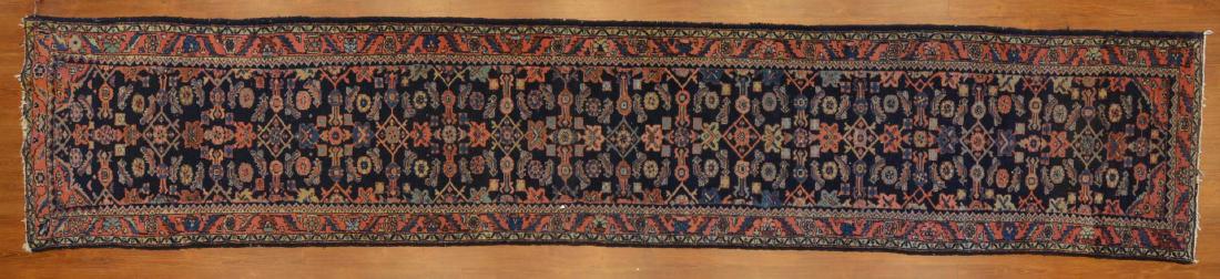 Antique Hamadan runner, approx. 2.9 x 14.5 (1 of 3)