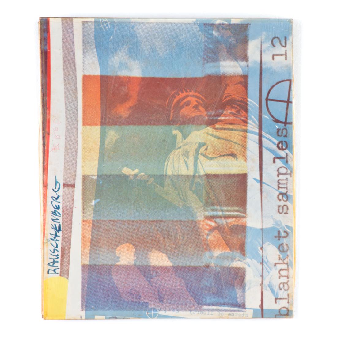 Robert Rauschenberg. "Blanket Samples," litho. (1 of 3)