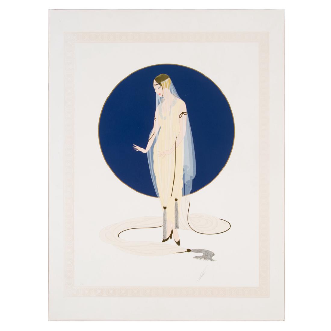 Erte. "Devotion," serigraph (1 of 3)