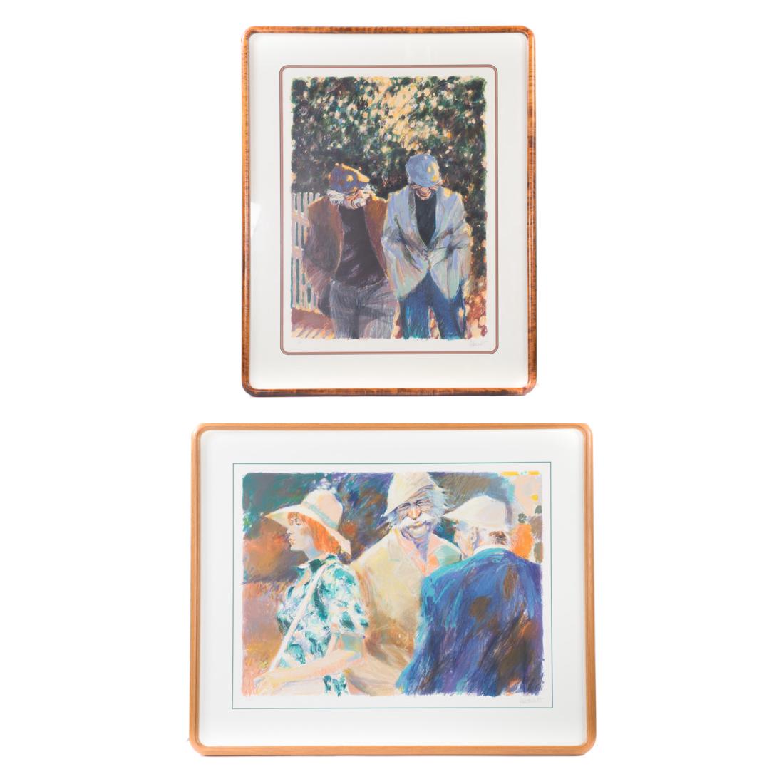 Aldo Luongo. Two framed color serigraphs (1 of 7)