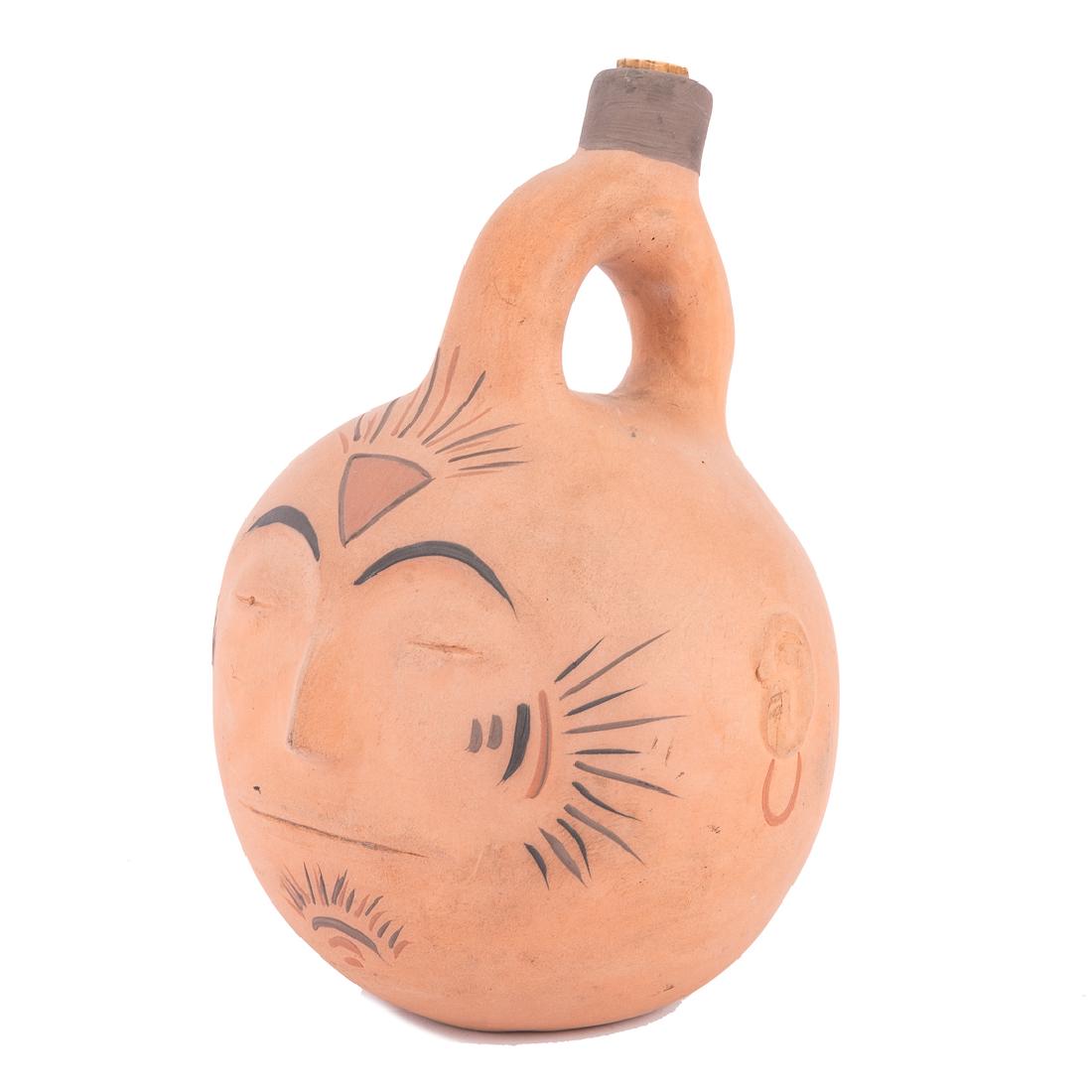 J.B. Owens primitive style pottery canteen (1 of 5)