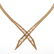 A Lady's Ribbon Diamond Necklace in 14K