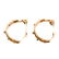 A Pair of 18K Gold and Multi-Color Stone Earrings - 3