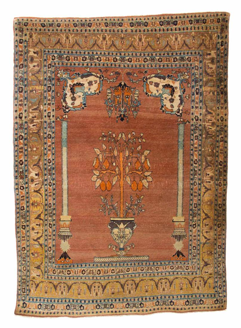 Rare antique Haji Jalili Tabriz rug (1 of 3)