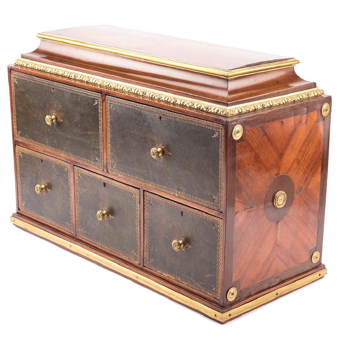 George III style mahogany document box (1 of 7)