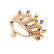 Four Lady's Victorian Brooches in Gold - 3