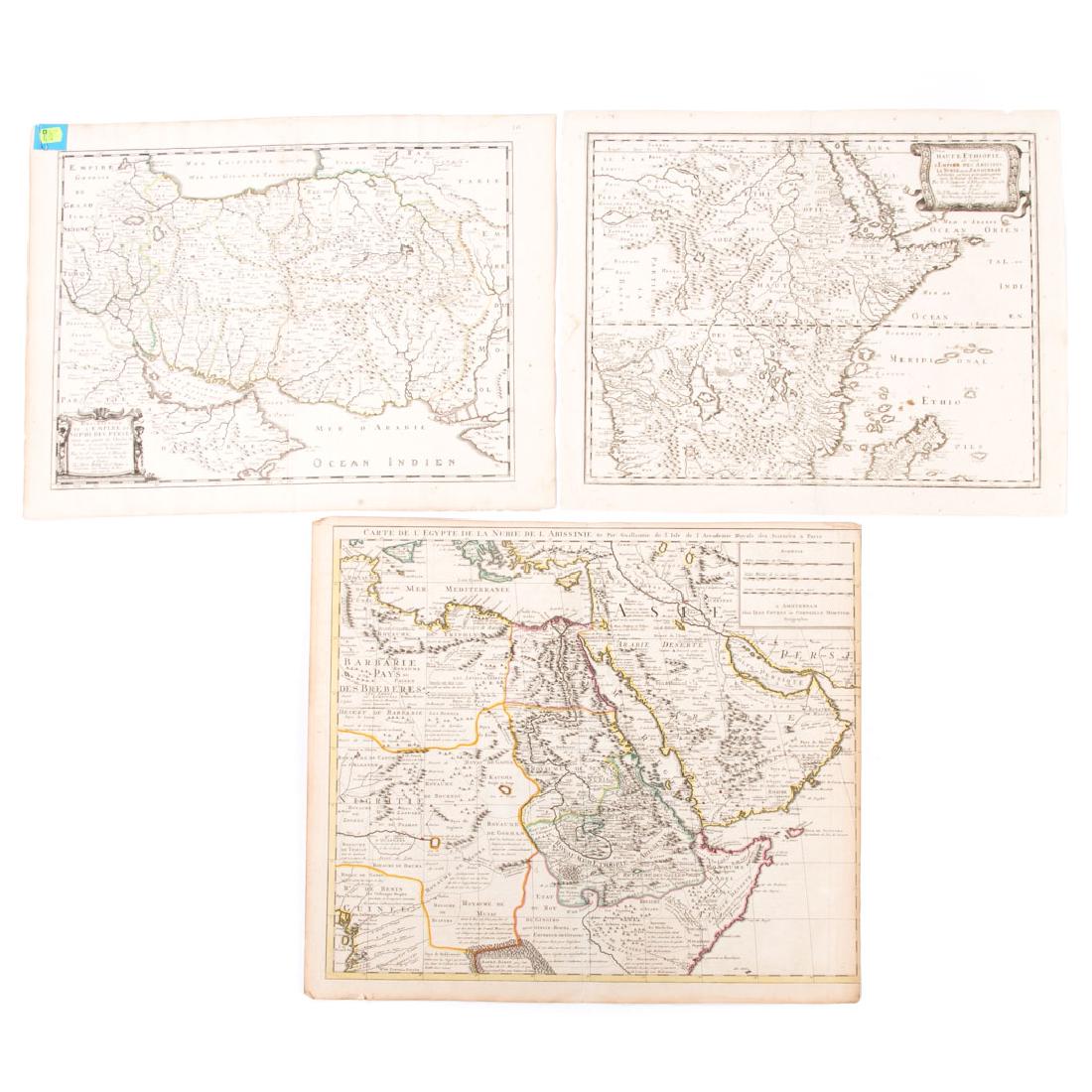 Three maps of Africa and Middle East (1 of 5)
