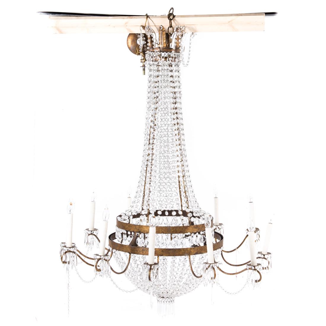 Niermann Weeks Neoclassical style chandelier (1 of 8)