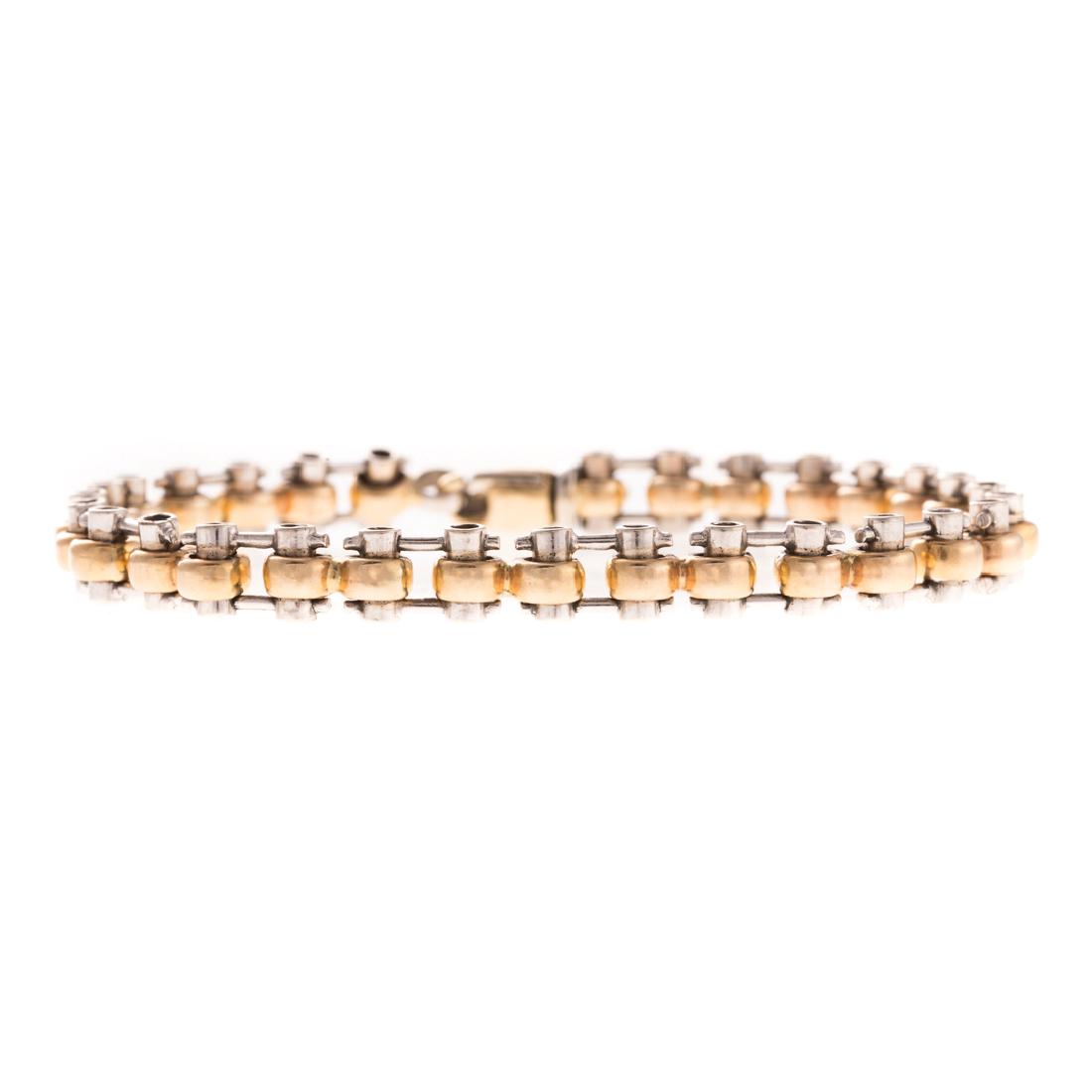 A Lady's Heavy Link Bracelet in 14K (1 of 3)