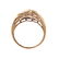 A Lady's Diamond Baguette Ring in 14K Gold - 3