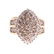 A Lady's Diamond Cocktail Ring in 14K Gold