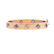 A Lady's 14K Sapphire & Diamond Bangle Bracelet - 2