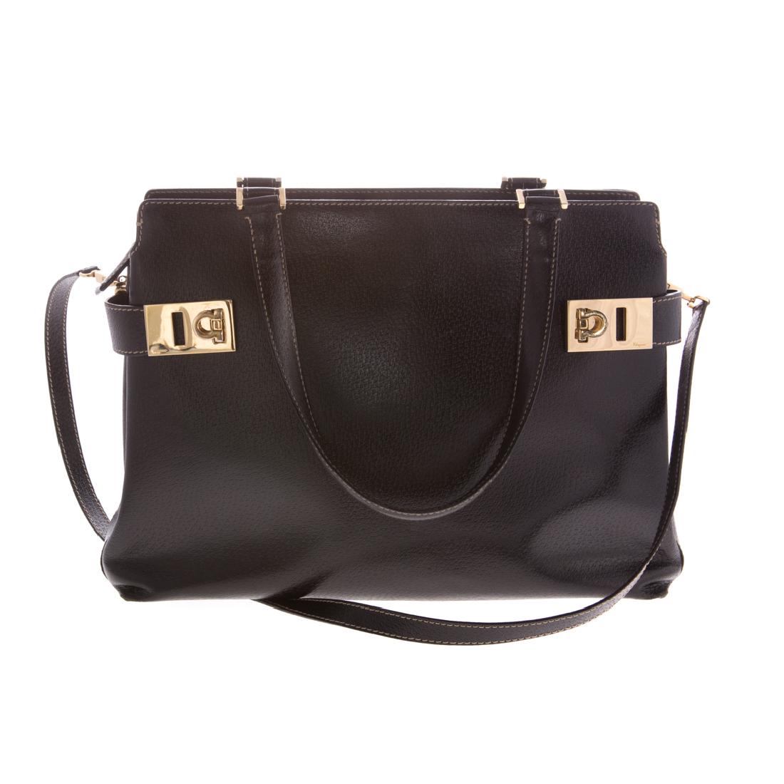 A Salvatore Ferragamo Gancini Handbag (1 of 7)