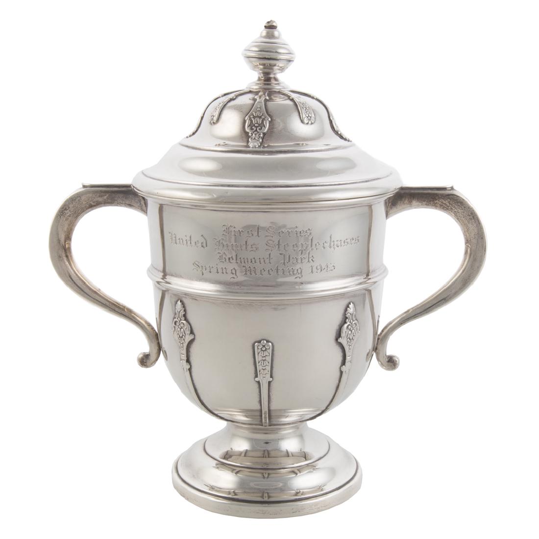 English sterling Belmont Park trophy cup (1 of 5)