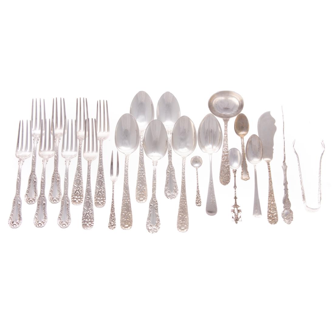 A collection of American sterling flatware (1 of 4)