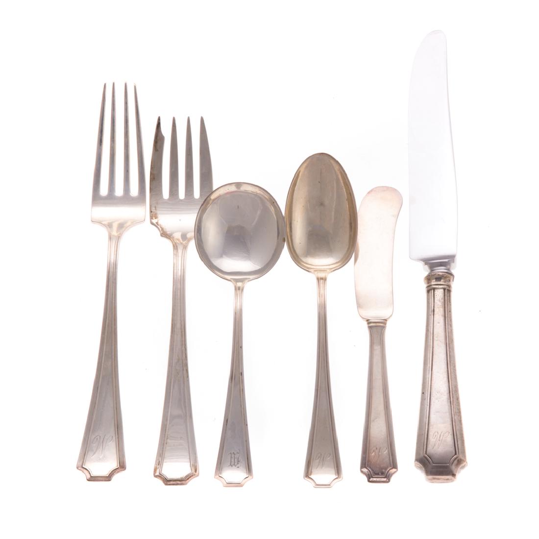 Gorham "Fairfax" sterling flatware service for 8 (1 of 4)