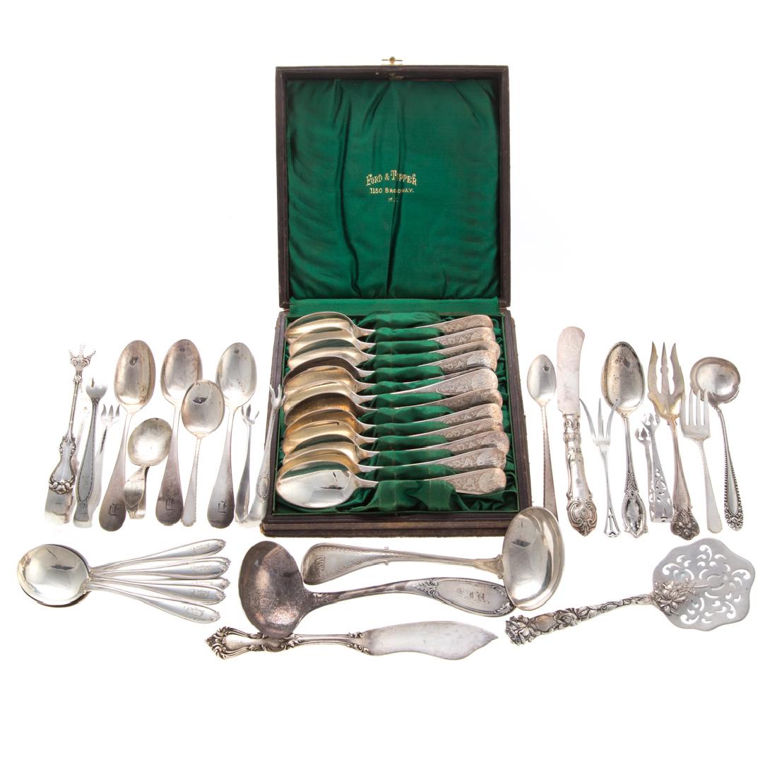 Assorted American sterling silver flatware (38) (1 of 5)