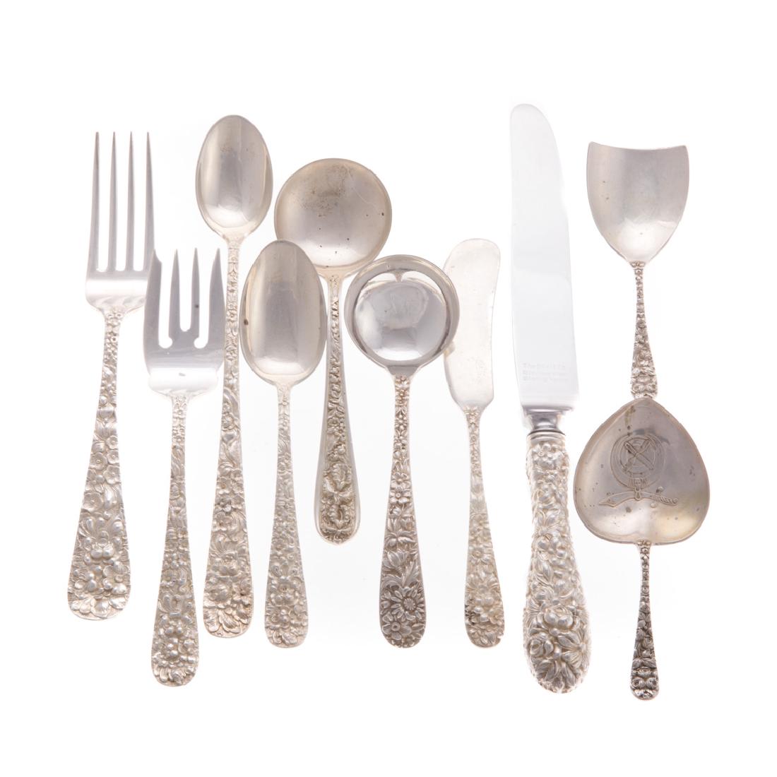 Stieff "Rose" sterling 83-pc flatware (1 of 4)