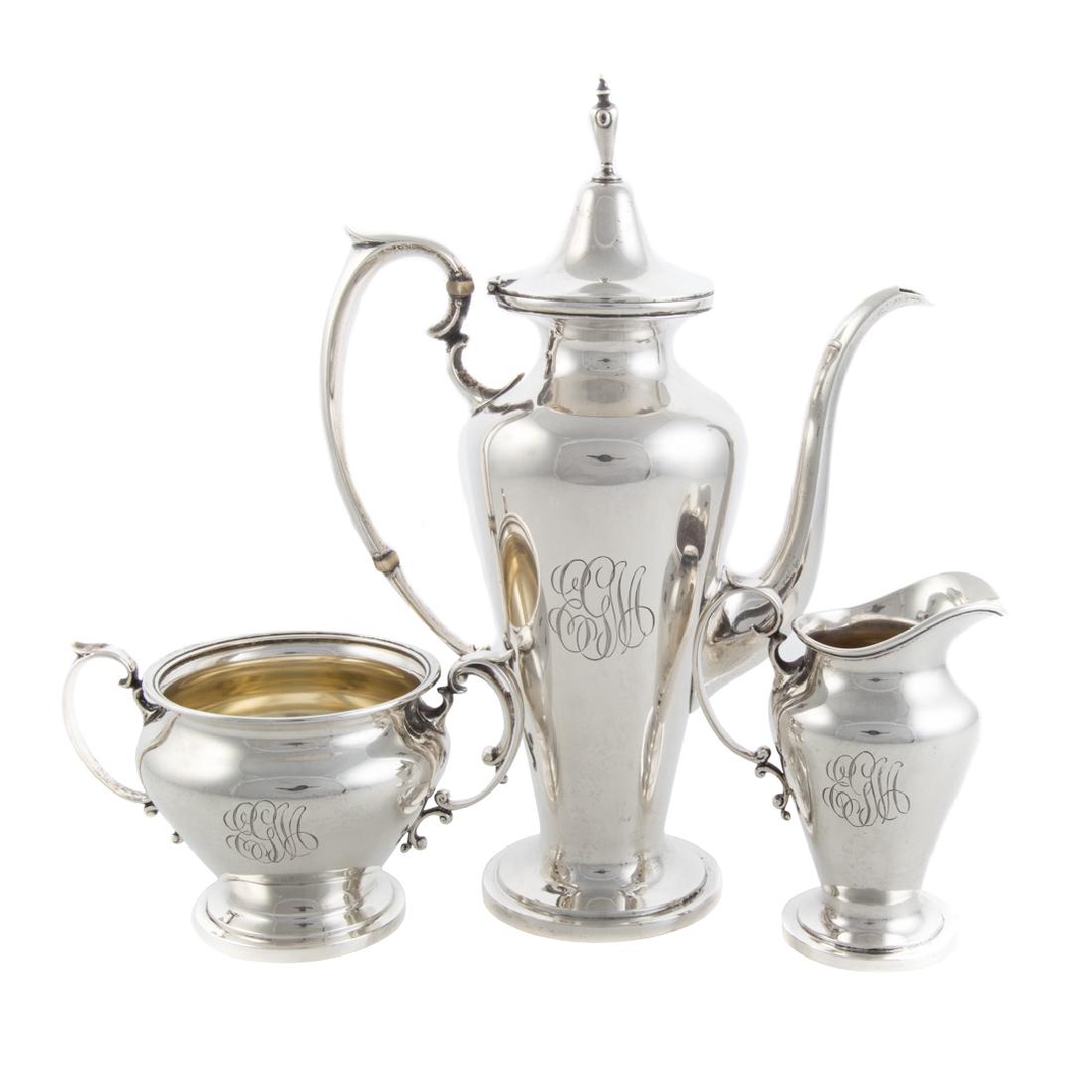 American sterling silver 3-pc demitasse set (1 of 3)