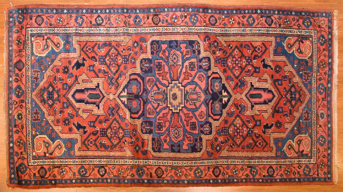Antique Hamadan rug, approx. 3.7 x 6.4 (1 of 3)
