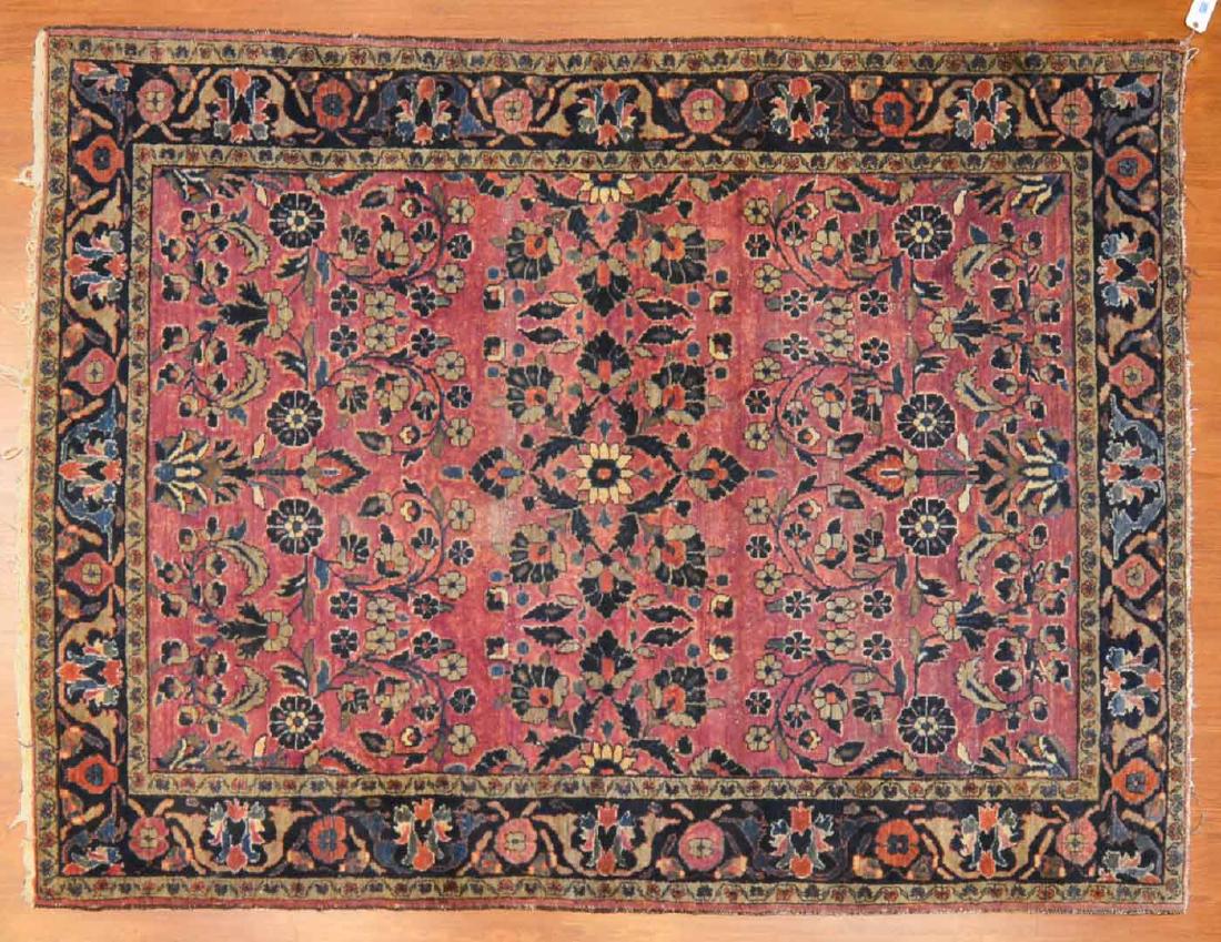 Antique Lilehan rug, approx. 5.5 x 7.3 (1 of 4)