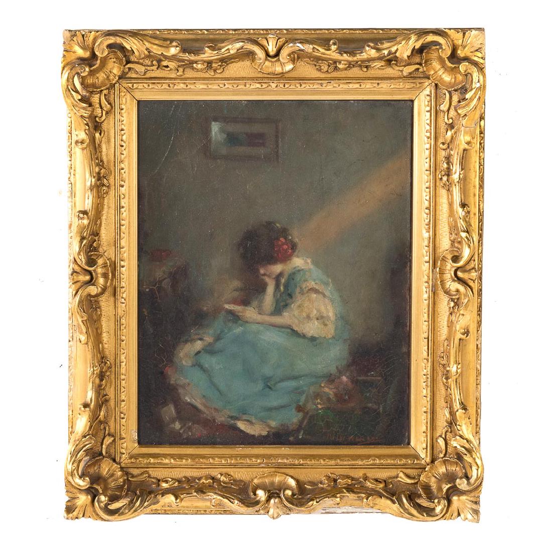 Murray Pervical Bewley. The Love Letter, oil (1 of 7)