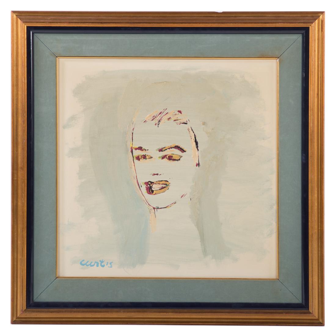 Tony Curtis. Portrait of a Woman, oil on canvas (1 of 5)