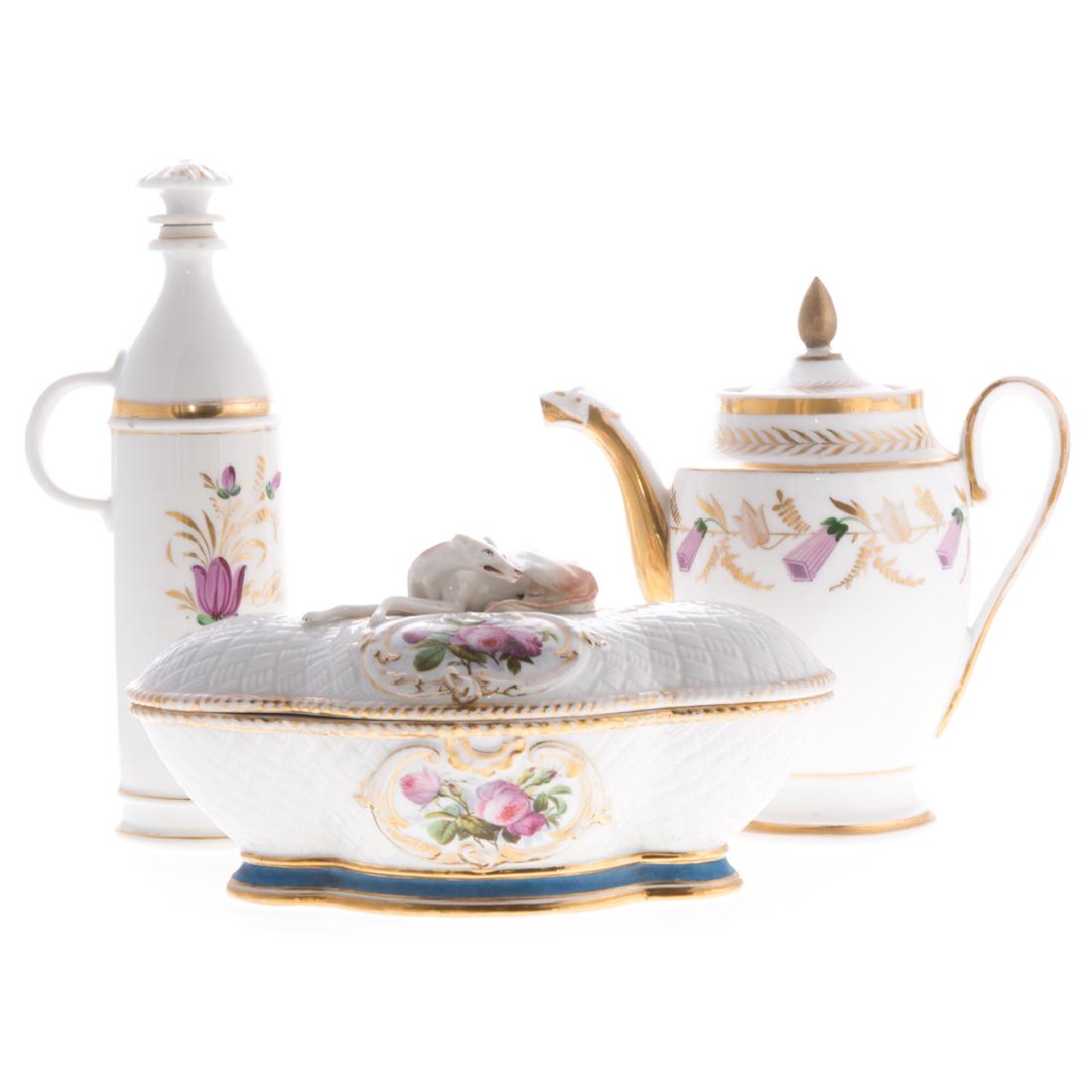 Four pieces French porcelain (1 of 12)