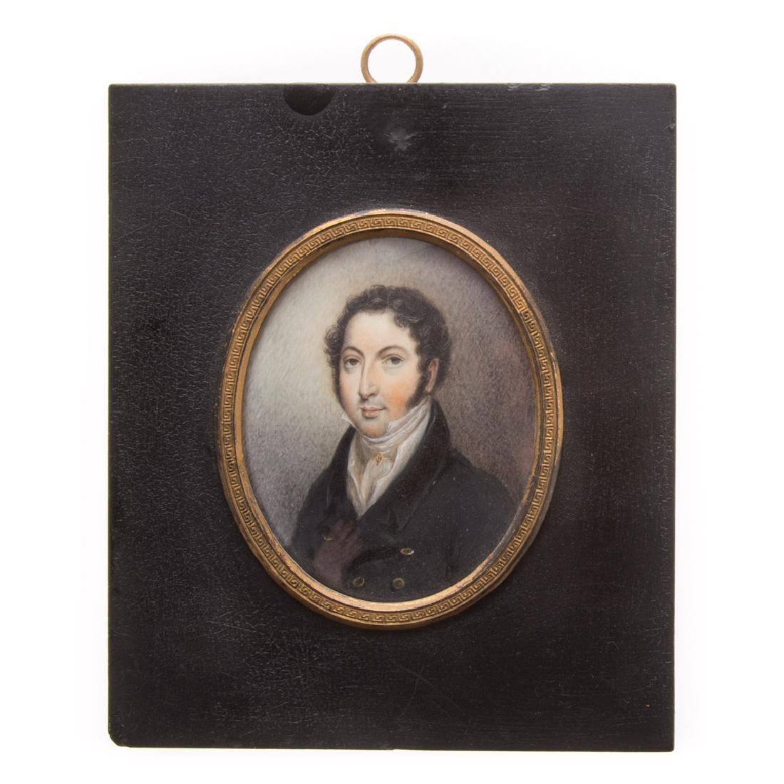 English School. Miniature portrait (1 of 3)