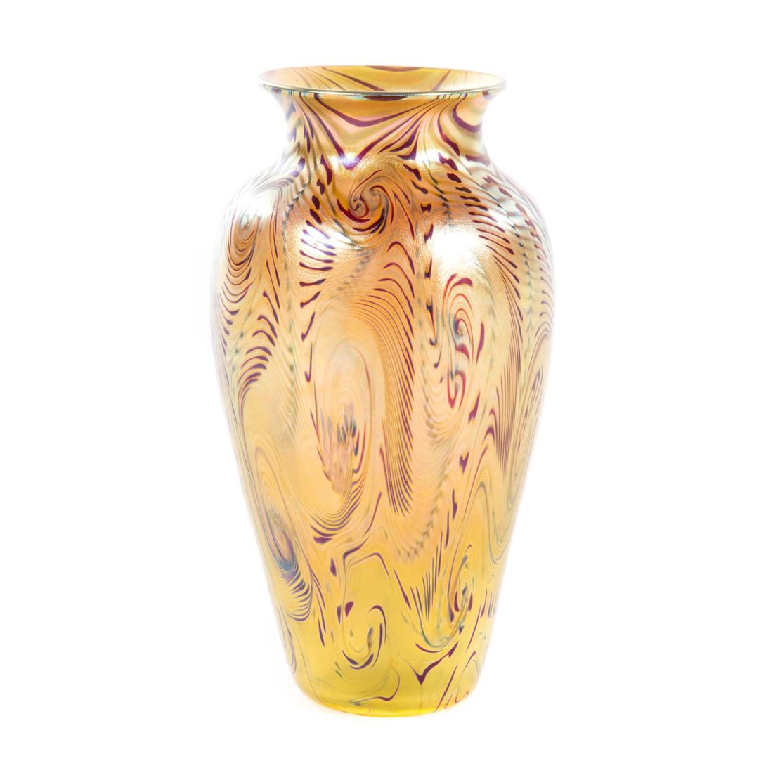 Tiffany Favrile glass vase (1 of 5)