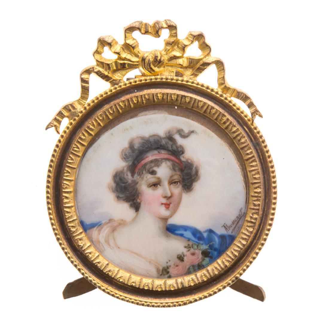 French School 19th century portrait miniature (1 of 3)
