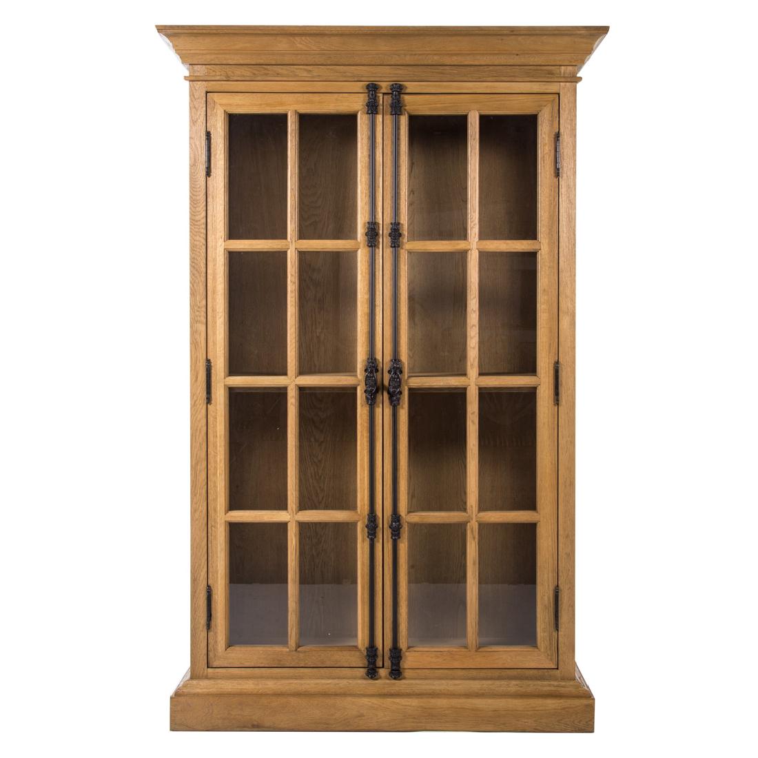 Contemporary bleached oak country style bookcase (1 of 5)