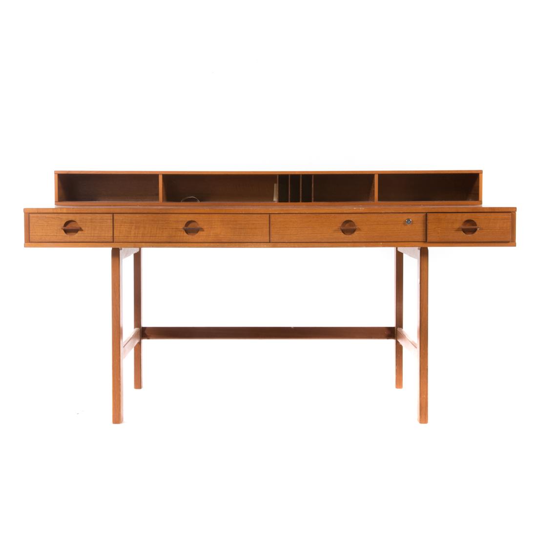 Peter Løvig Nielsen flip-top teakwood desk (1 of 7)