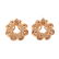 A Pair of Vintage 14K Enamel & Diamond Earrings - 2