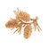 A Lady's Solid Gold Pinecone Brooch