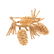 A Lady's Solid Gold Pinecone Brooch - 2