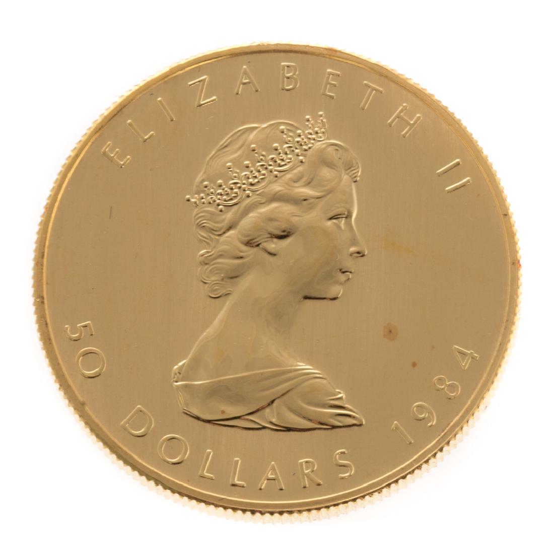 [Canada] 1984 Canadian 1 Oz. Gold Maple Leaf (1 of 3)