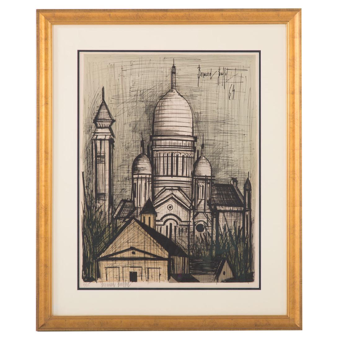 Bernard Buffet. "Le Sacre Coeur de Monmarte" (1 of 5)