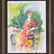 Iztchak Tarkay."At a Cafe," watercolor mixed media - 2
