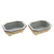 Pair Chinese Famille Jaune porcelain bulb planters - 2
