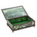 American Art Nouveau bronze/glass desk box - 3