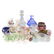 36 pieces of assorted Continental glass