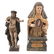 Two Christian wood devotional figures